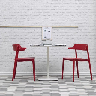Pedrali Stylus 5410 table base with square base 59x59 cm. - 23.23x23.23 in.