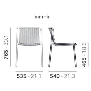 Pedrali Tribeca 3660 garden chair - Buy now on ShopDecor - Discover the best products by PEDRALI design