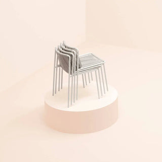 Pedrali Tribeca 3660 steel chair with PVC profile