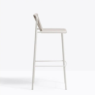 Pedrali Tribeca steel stool with PVC profile