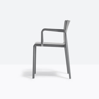 Pedrali Volt 675 polypropylene chair with armrests for outdoor use - Buy now on ShopDecor - Discover the best products by PEDRALI design