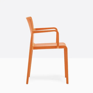 Pedrali Volt HB 674 polypropylene armchair with high backrest