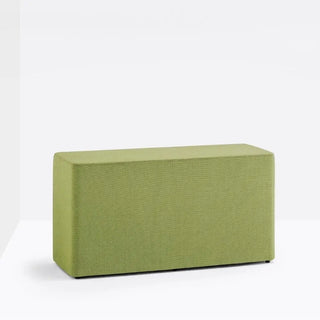 Pedrali Wow upholstered pouf h. 48 cm - 18.90 in