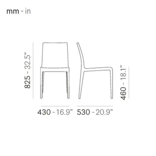 Pedrali Young 420 oak chair