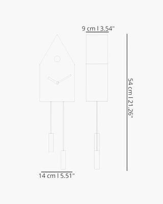 Progetti 24k cuckoo clock - Buy now on ShopDecor - Discover the best products by PROGETTI design