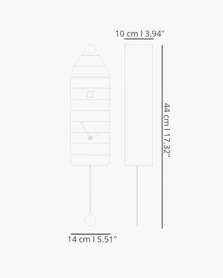 Progetti Capri cuckoo clock - Buy now on ShopDecor - Discover the best products by PROGETTI design