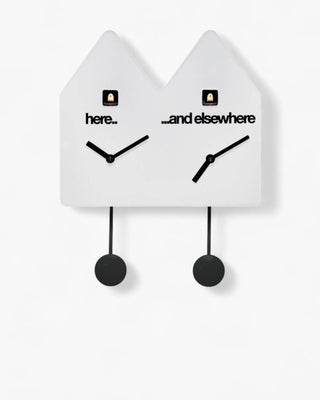 Progetti Double Q cuckoo clock Progetti White - Buy now on ShopDecor - Discover the best products by PROGETTI design