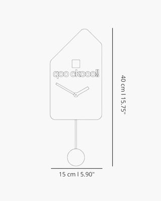 Progetti Q01 cuckoo clock - Buy now on ShopDecor - Discover the best products by PROGETTI design