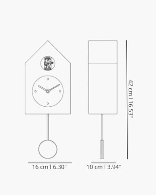 Progetti Rockbird cuckoo clock - Buy now on ShopDecor - Discover the best products by PROGETTI design