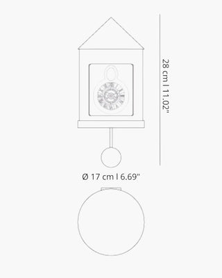 Progetti Silos cuckoo clock - Buy now on ShopDecor - Discover the best products by PROGETTI design