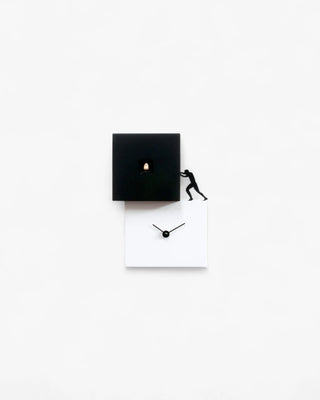Progetti Strong cucù cuckoo/table clock Progetti Black 2 Elements - Buy now on ShopDecor - Discover the best products by PROGETTI design