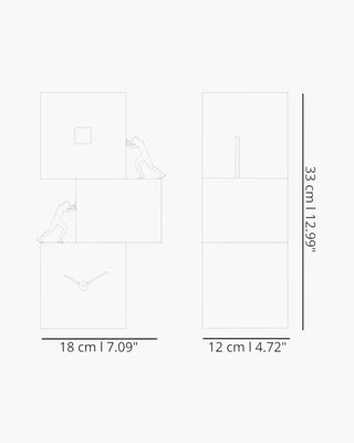 Progetti Strong cucù cuckoo/table clock - Buy now on ShopDecor - Discover the best products by PROGETTI design