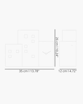 Progetti Walls cucù cuckoo/table clock - Buy now on ShopDecor - Discover the best products by PROGETTI design