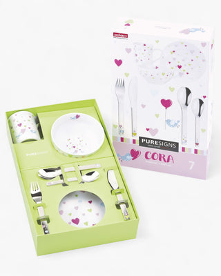 Puresigns Cora set 7 pieces children's tableware - Buy now on ShopDecor - Discover the best products by PURESIGNS design