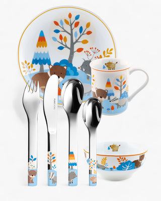 Puresigns Friends set 7 pieces children's tableware - Buy now on ShopDecor - Discover the best products by PURESIGNS design