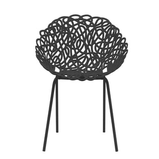 Qeeboo Bacana Chair Outdoor set 2 chairs Qeeboo Black - Buy now on ShopDecor - Discover the best products by QEEBOO design