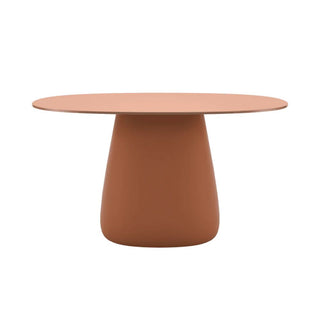 Qeeboo Cobble Table table with HPL top diam. 135 cm. Qeeboo Terracotta - Buy now on ShopDecor - Discover the best products by QEEBOO design