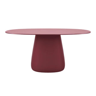 Qeeboo Cobble Table with HPL top Qeeboo Indian Red 160 cm. - 63 in. - Buy now on ShopDecor - Discover the best products by QEEBOO design