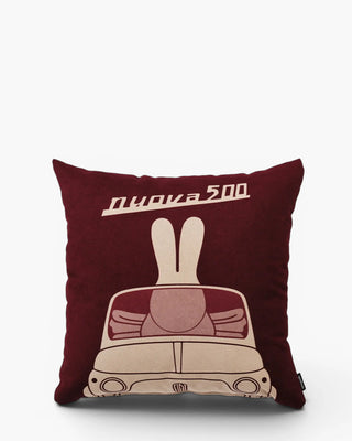 Qeeboo x Fiat 500 Rabbit Ride cushion