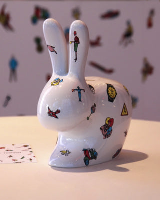 Qeeboo x Fiorucci Ceramic Rabbit XS