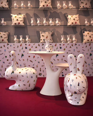 Qeeboo x Fiorucci Ceramic Rabbit XS