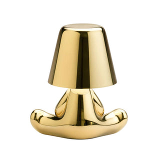 Qeeboo Golden Brothers Joe portable LED table lamp - Buy now on ShopDecor - Discover the best products by QEEBOO design