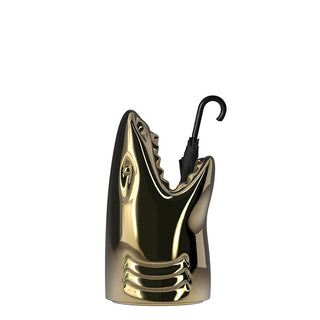 Qeeboo Killer umbrella stand in the shape of a shark metal finish - Buy now on ShopDecor - Discover the best products by QEEBOO design