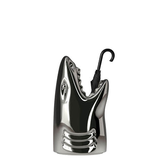 Qeeboo Killer umbrella stand in the shape of a shark metal finish - Buy now on ShopDecor - Discover the best products by QEEBOO design