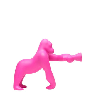 Qeeboo Kong XS Lamp in the shape of a gorrilla Qeeboo Fuchsia - Buy now on ShopDecor - Discover the best products by QEEBOO design