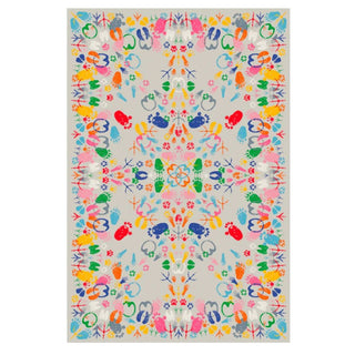 Qeeboo Let's Dance Animal Traces Light Rectangular carpet 200x300 cm. - Buy now on ShopDecor - Discover the best products by QEEBOO design