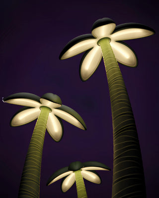 Qeeboo Malibu floor indoor lamp