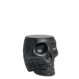 Qeeboo Mexico stool and sidetable in the shape of a skull - Buy now on ShopDecor - Discover the best products by QEEBOO design