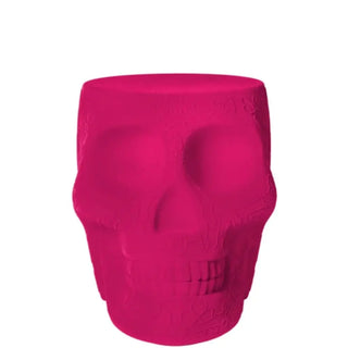 Qeeboo Mexico Stool And Sidetable Velvet Finish stool/sidetable velvet Qeeboo Velvet Fuchsia - Buy now on ShopDecor - Discover the best products by QEEBOO design