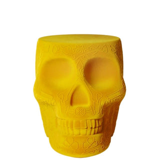 Qeeboo Mexico Stool And Sidetable Velvet Finish stool/sidetable velvet Qeeboo Dark Velvet Gold - Buy now on ShopDecor - Discover the best products by QEEBOO design