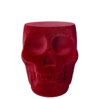 Qeeboo Mexico Stool And Sidetable Velvet Finish stool/sidetable velvet Qeeboo Red Velvet - Buy now on ShopDecor - Discover the best products by QEEBOO design