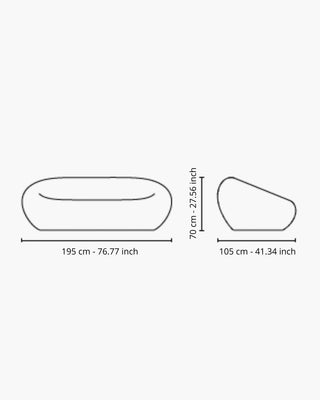 Qeeboo Nami sofa - Buy now on ShopDecor - Discover the best products by QEEBOO design