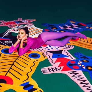 Qeeboo Oggian Kinotto carpet - Buy now on ShopDecor - Discover the best products by QEEBOO design