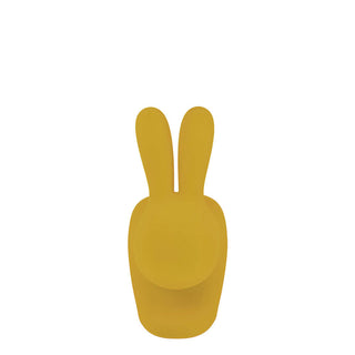 Qeeboo Rabbit Chair Baby Velvet Finish in the shape of a rabbit - Buy now on ShopDecor - Discover the best products by QEEBOO design