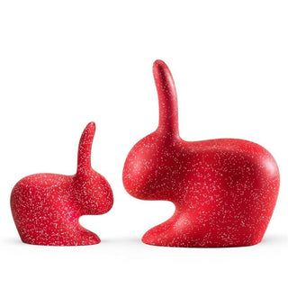 Qeeboo Rabbit Chair Baby Dots in the shape of a rabbit - Buy now on ShopDecor - Discover the best products by QEEBOO design