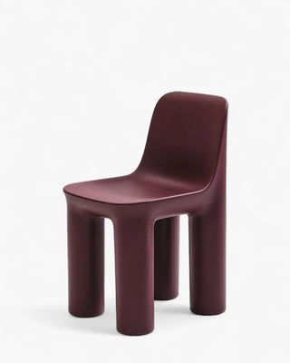 Qeeboo Tata chair in recyclable polyethylene Qeeboo Indian Red - Buy now on ShopDecor - Discover the best products by QEEBOO design