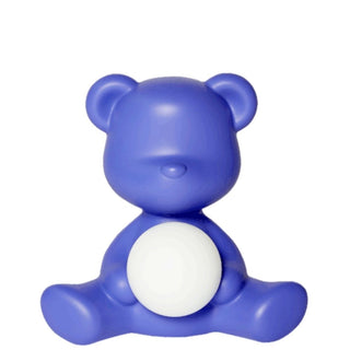 Qeeboo Teddy Girl LED table lamp in polyethylene Qeeboo Purple - Buy now on ShopDecor - Discover the best products by QEEBOO design