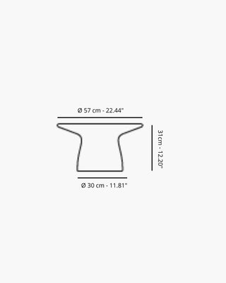 Qeeboo Totino low table - Buy now on ShopDecor - Discover the best products by QEEBOO design