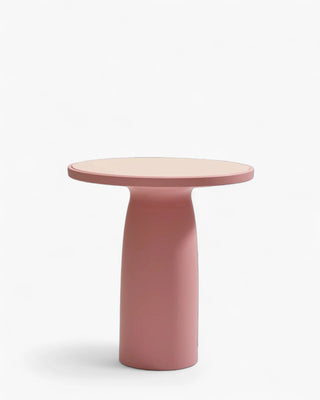 Qeeboo Toto table with integrated HPL top Qeeboo Pink 75 cm. - 29.53 in. - Buy now on ShopDecor - Discover the best products by QEEBOO design