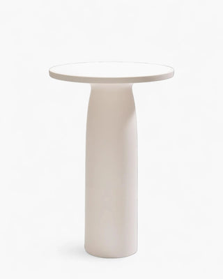 Qeeboo Toto table with integrated HPL top Qeeboo Warm White 106 cm. - 41.73 in. - Buy now on ShopDecor - Discover the best products by QEEBOO design