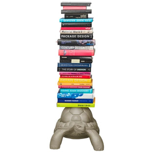 Qeeboo Turtle Carry Bookcase bookshelf Qeeboo Dove grey - Buy now on ShopDecor - Discover the best products by QEEBOO design