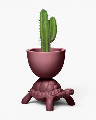 Qeeboo Turtle Carry Planter And Champagne Cooler vase/champagne cooler Qeeboo Indian Red - Buy now on ShopDecor - Discover the best products by QEEBOO design