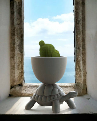 Qeeboo Turtle Carry Planter And Champagne Cooler vase/champagne cooler - Buy now on ShopDecor - Discover the best products by QEEBOO design