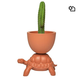 Qeeboo Turtle Carry Planter And Champagne Cooler vase/champagne cooler