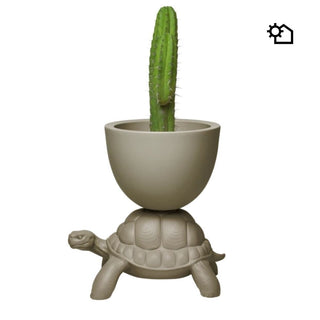 Qeeboo Turtle Carry Planter And Champagne Cooler vase/champagne cooler