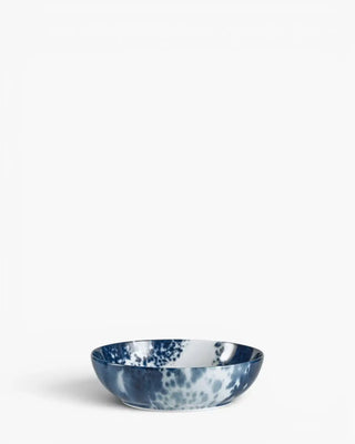 Raynaud Abysses coupe deep plate in Limoges porcelain with blue decoration